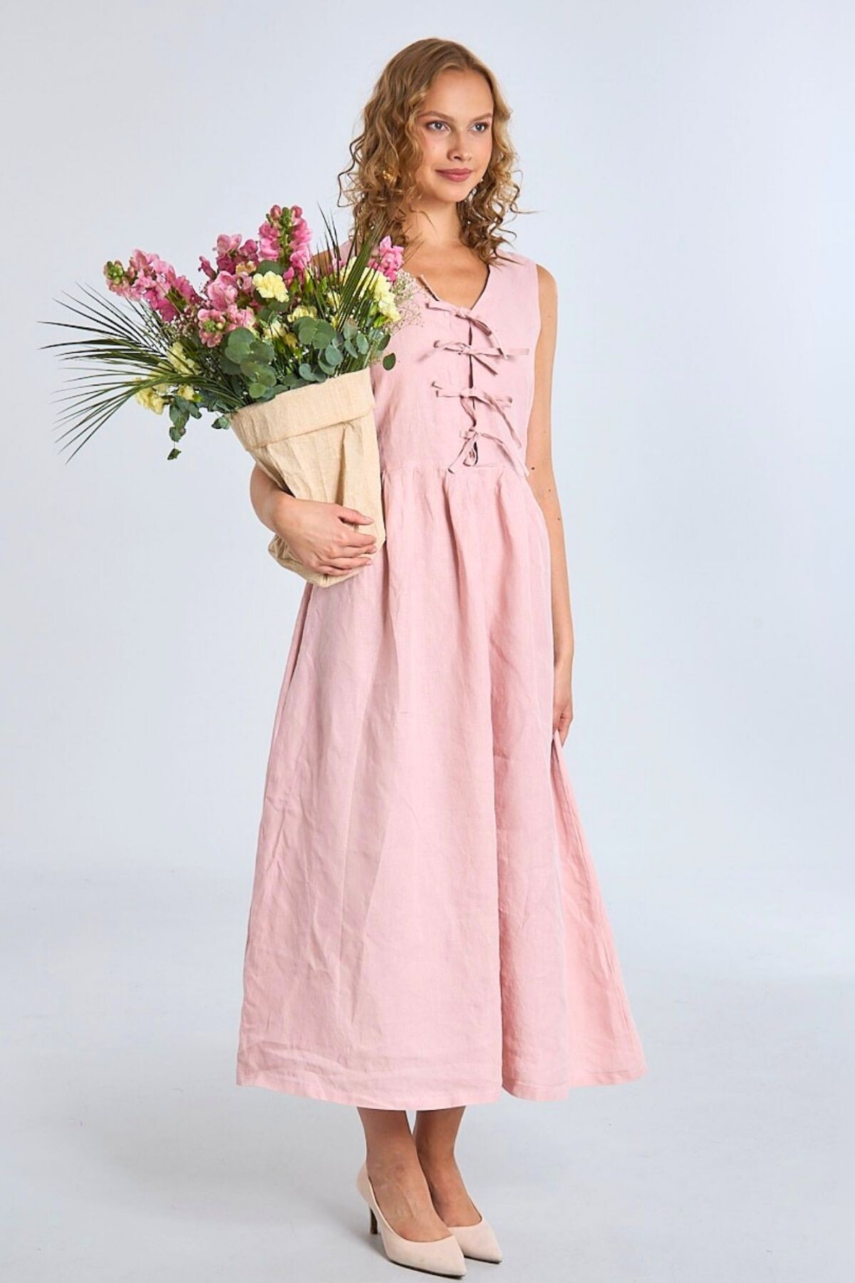 Blush Belle Dress - 5